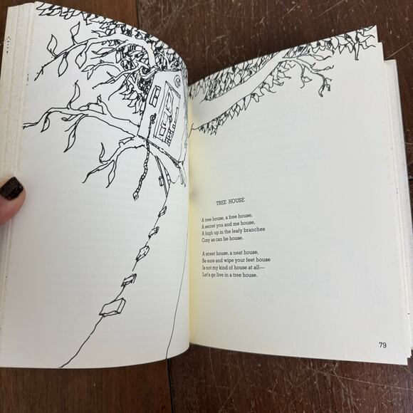 Where the Sidewalk Ends Shel Silverstein 1974 Hardback book with dust cover - Picture 11 of 16
